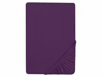 Lidl Biberna Jersey hoeslaken, 90-200 x 200-220 cm (140-160 x 200 cm, violet) aanbieding