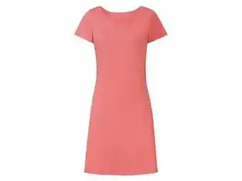 Lidl ESMARA® Nonchalante jurk met ronde hals van een katoenmix (M (40/42), Roze) aanbieding