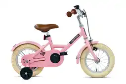Decathlon Nogan Dutchy Kinderfiets - 12 Inch - Glans Roze - Inclusief Zijwielen aanbieding