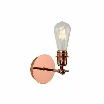 Lucide wandlamp Retro - rood koper - Leen Bakker
