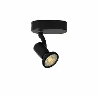 Leen Bakker Lucide plafondspot Jaster LED - zwart - Leen Bakker aanbieding
