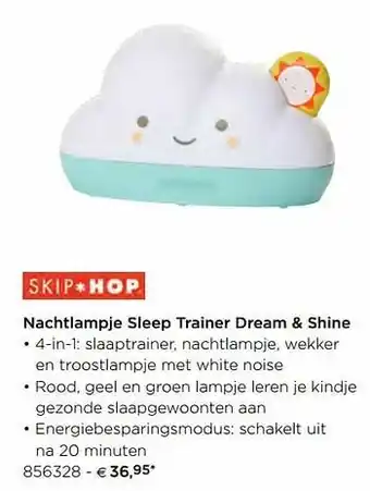 Nachtlampje sleep trainer dream + shine
