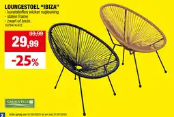Hubo Loungestoel ibiza aanbieding