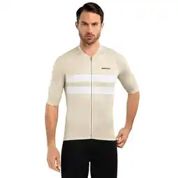 Decathlon Heren Wielrennen ultralichtgewicht wielershirt M3 Swift Beige aanbieding