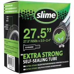 LUCHTKUSSEN 27,5 x 2,00-2,40 SLIME VALVE STANDAARD MET ANTI-CREAMING VLOEISTOF