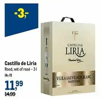 Castillo de liria rood, wit of rosé