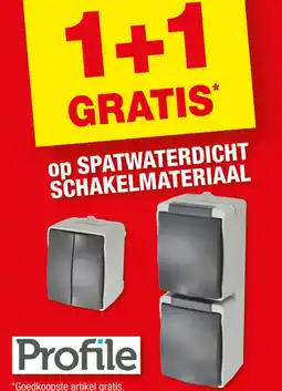 Hubo Op spatwaterdicht schakelmateriaal aanbieding