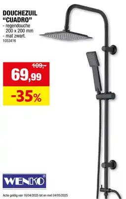 Hubo Douchezuil cuadro aanbieding