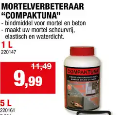 Hubo Mortelverbeteraar compaktuna aanbieding