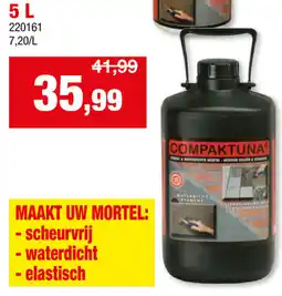 Hubo Mortelverbeteraar compaktuna aanbieding