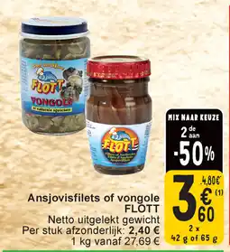 Cora Ansjovisfilets of vongole Flott aanbieding