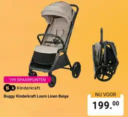 Van Asten BabySuperstore Buggy Kinderkraft Loom Linen Beige aanbieding