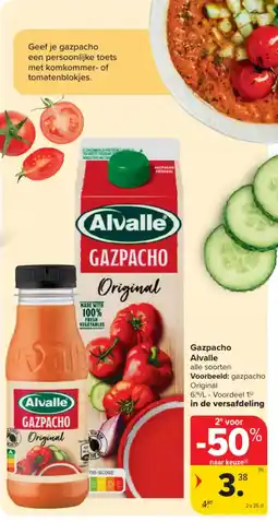 Carrefour Market Gazpacho Alvalle aanbieding