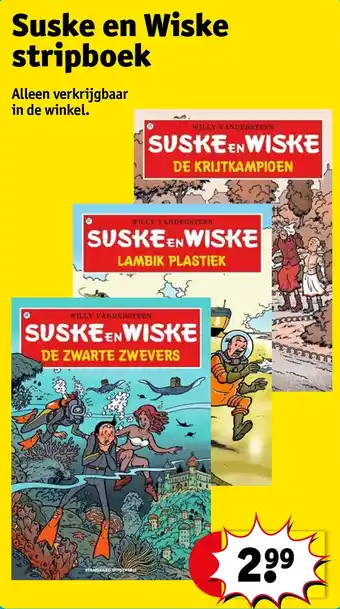 Kruidvat Suske en Wiske stripboek aanbieding
