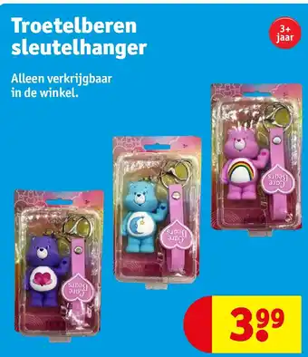 Kruidvat Troetelberen sleutelhanger aanbieding