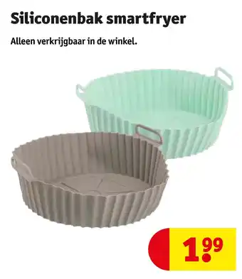 Kruidvat Siliconenbak smartfryer aanbieding