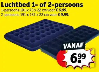 Kruidvat Luchtbed 1- of 2-persoons aanbieding
