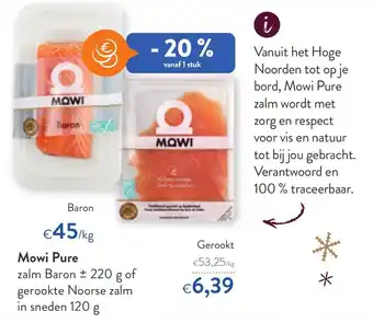 OKay Mowi Pure Baron, Gerookt aanbieding