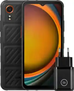 Coolblue Samsung Galaxy Xcover 7 128 Go Noir 5G Enterprise Edition + Samsung Chargeur 25 W Noir aanbieding