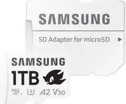Coolblue Samsung MicroSDXC PRO Plus 1 To Sonic the Hedgehog aanbieding