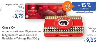 OKay Cote d'Or Mignonnette melk 240g aanbieding