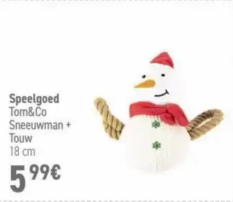 Tom&Co Speelgoed Tom&Co Sneeuwman + Touw aanbieding