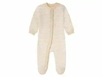 Lidl LUPILU® Biokatoenen pyjama voor baby’s (68, wit) aanbieding