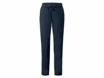 Lidl ESMARA® Luchtige broek van een linnenmix (34, marine) aanbieding
