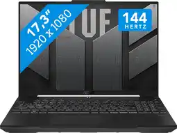 Coolblue ASUS TUF Gaming A17 FA707NV-HX023W Azerty aanbieding