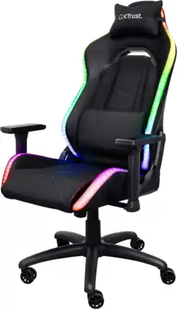 Coolblue Trust GXT 719 Ruya RGB Gamestoel Zwart aanbieding