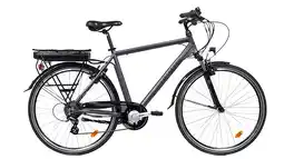 Decathlon Villette Randonnee elektrische fiets heren 13 Ah grijs aanbieding