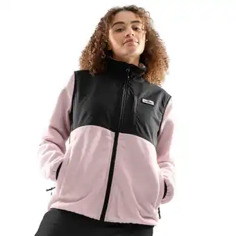 Decathlon Dames Wintersport ripstop fleecejack Evolène-W Roze aanbieding