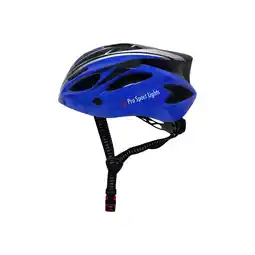 Decathlon Fietshelm Dames/Heren Pro Sport Lights - Blauw/Zwart aanbieding