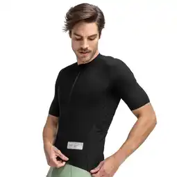 Decathlon Heren Wielrennen gravel wielershirt GM2 Tasmania Zwart aanbieding