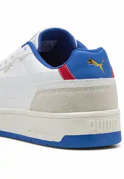 Decathlon Court Classico Sport sneakers, uniseks PUMA Warm White Team Royal Blue aanbieding