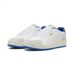 Decathlon Court Classico Sport sneakers, uniseks PUMA Warm White Team Royal Blue aanbieding