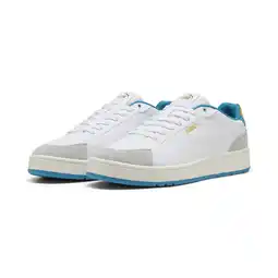 Decathlon Court Classico Sport sneakers, uniseks PUMA Warm White Team Royal Blue aanbieding
