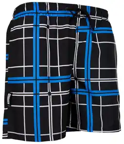 Decathlon GUGGEN MOUNTAIN 2360 Heren Zwembroek Geruit *Hoge kwaliteit print aanbieding