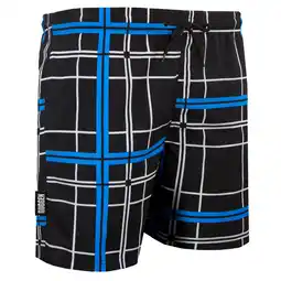 Decathlon GUGGEN MOUNTAIN 2360 Heren Zwembroek Geruit *Hoge kwaliteit print aanbieding