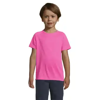 Decathlon Kinderen/Kinderen Sportief Raglan Tshirt (Neonroze) aanbieding