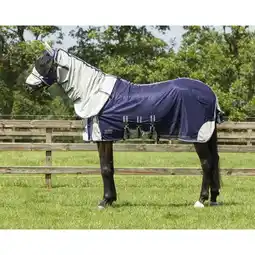 Decathlon Paardenvliegendeken met halsbedekking en kap QHP aanbieding
