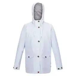 Decathlon Dames Nahla Stripe Waterdichte Jas (Tickin) aanbieding