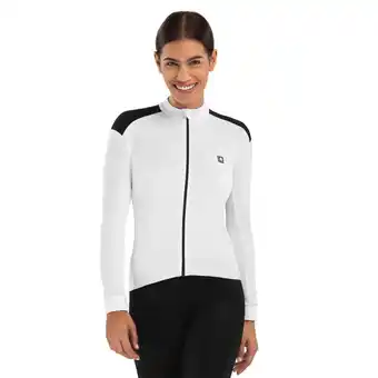 Decathlon Dames Wielrennen thermisch wielershirt SRX M4 Eira Wit aanbieding