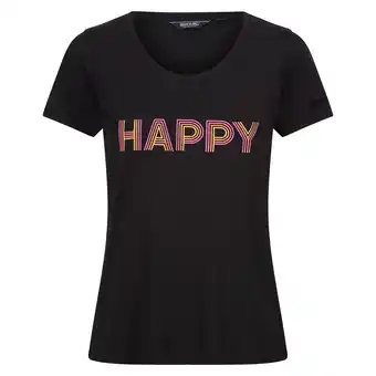 Decathlon Dames Fingal VIII Geniet van elk moment TShirt (Zwart) aanbieding