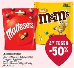 Delhaize Chocoladedragees aanbieding