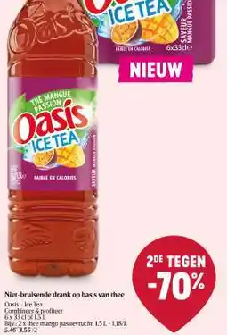 Delhaize Oasis Ice Tea aanbieding