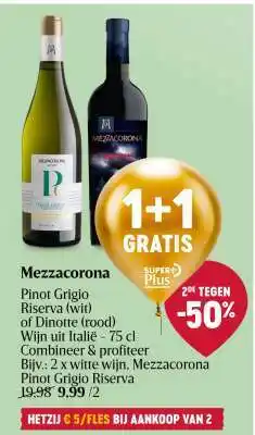 Delhaize Mezzacorona aanbieding