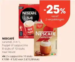 Spar Nescafé aanbieding