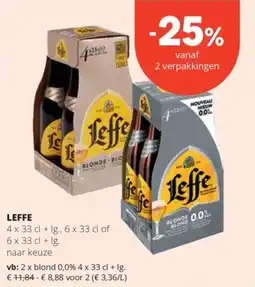 Spar Leffe aanbieding