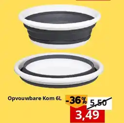 Opvouwbare Kom 6L